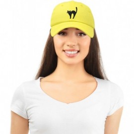 Baseball Caps Black Cat Hat Womens Halloween Baseball Cap - Minion Yellow - C518Z52ZDEK $14.45