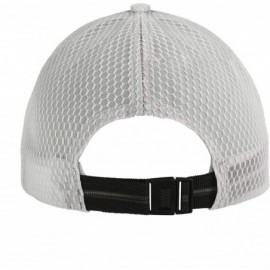 Baseball Caps Summer Quick Dry Mesh Baseball Cap Sports Cycling Running Fishing Golf Sun Hat - 2 Light Grey - CS12JROVE8X $12.19