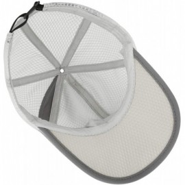 Baseball Caps Summer Quick Dry Mesh Baseball Cap Sports Cycling Running Fishing Golf Sun Hat - 2 Light Grey - CS12JROVE8X $12.19