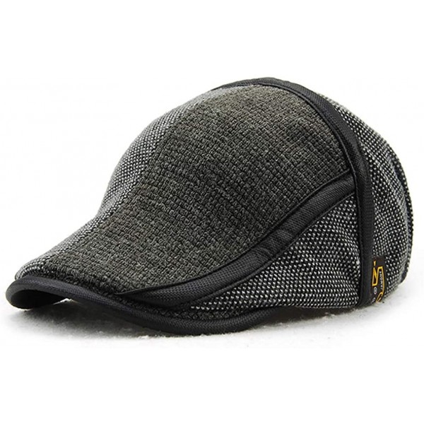 Mens Melton Wool 8 Panel Applejack Newsboy Baker Boy Cap Made in USA ...