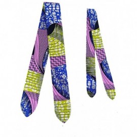 Headbands African Print Headband Hair Accessory for Women/Girls （2 Headbands 1 Big and 1small） - Purple - CM18MGD5ZLG $10.27