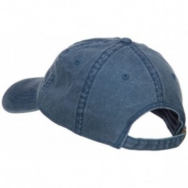 Baseball Caps Vietnam Service Ribbon Embroidered Washed Cap - Navy - C8186MY5U3N $20.88