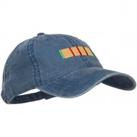 Baseball Caps Vietnam Service Ribbon Embroidered Washed Cap - Navy - C8186MY5U3N $20.88