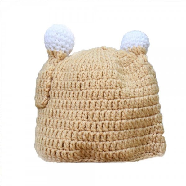 Skullies & Beanies Turkey Thanksgiving Baby Hat - Brown Winter Crochet Beanie - CU125HQQUED $8.49