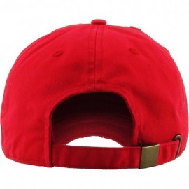 Skullies & Beanies Good Vibes Only Heart Breaker Daddy Dad Hat Baseball Cap Polo Style Adjustable Cotton - (8.3) Red Daddy Vi...