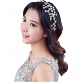Headbands Bridal Crowns Bridal star Full Rhinestone Crown Hairband Vintage Crystal Tiara(A1181) - C3185AR3DT7 $40.08