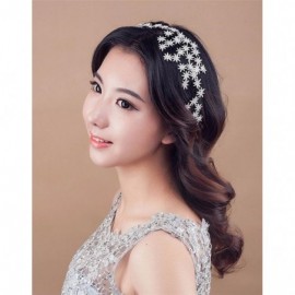 Headbands Bridal Crowns Bridal star Full Rhinestone Crown Hairband Vintage Crystal Tiara(A1181) - C3185AR3DT7 $40.08