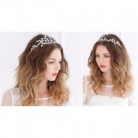 Headbands Bridal Crowns Bridal star Full Rhinestone Crown Hairband Vintage Crystal Tiara(A1181) - C3185AR3DT7 $40.08