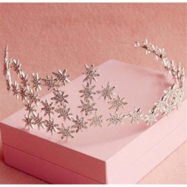 Headbands Bridal Crowns Bridal star Full Rhinestone Crown Hairband Vintage Crystal Tiara(A1181) - C3185AR3DT7 $40.08