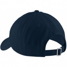 Baseball Caps Poodle Embroidered Low Profile Soft Cotton Brushed Cap - Navy - CB12NS06AIQ $13.99