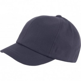 Baseball Caps Empty Plain Ball Cap Cute Short Bill Design Cotton Baseball Hat Truckers - Charcoal - CF18ERMK6Q5 $18.52