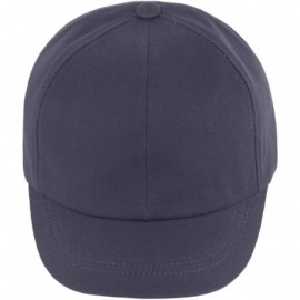 Baseball Caps Empty Plain Ball Cap Cute Short Bill Design Cotton Baseball Hat Truckers - Charcoal - CF18ERMK6Q5 $18.52