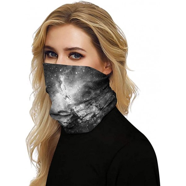 Balaclavas Face Mask Sun Protection Dustproof Neck Gaiter Starry Universe Collar Bandana Balaclava - A01 - CS197TT5YQE $11.87