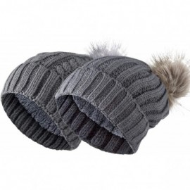 Skullies & Beanies 2 Pack Winter Hats for Women Slouchy Beanie for Women Beanie Hats - C4-gray Hats - C518SR5RDE6 $28.34