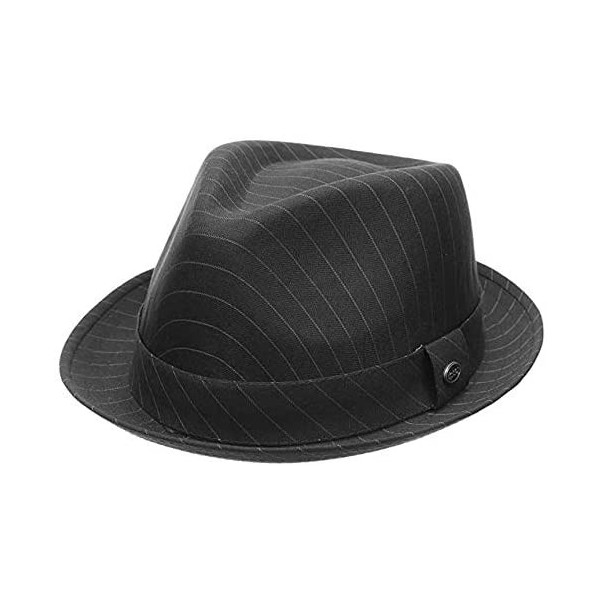 Fedoras Porkpie Fedora Men's Vintage Style Wool Blend - F2783black - CB18LNE0DEQ $21.27