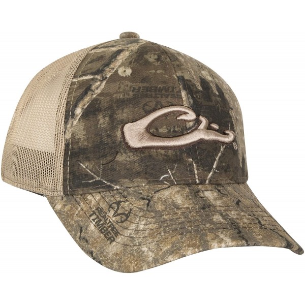 Baseball Caps Waterfowl Men's 6-Panel Camo Mesh-Back Cap - Realtree Timber - C518L3EWZ8E $21.46