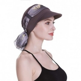 Newsboy Caps Newsboy Cap for Women Chemo Headwear with Scarfs Gifts Hair Loss Available All Year - Grey - CV18LWYZULG $14.06