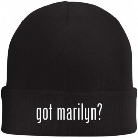 Skullies & Beanies got Marilyn? - Beanie Skull Cap with Fleece Liner - Black - CN18YOONXS5 $21.00