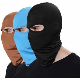 Balaclavas Scarf Full Face Soft Under Helmet Breathable Balaclava Outdoor Sports Cycling Hat - Dark Green - CL18KGAIA3R $9.49