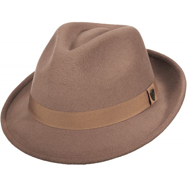 Fedoras ULTRAFELT Fedora - Khaki - CG187XQ4K4Y $28.50