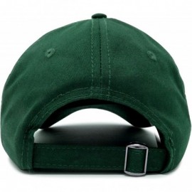 Baseball Caps Black Cat Hat Womens Halloween Baseball Cap - Dark Green - CX18Z53ZMIK $14.40