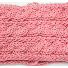 Headbands Women Knitting Wool Crochet Headband Winter Ear Warm Headwrap Hair Accessories JA50 - 6 Teal - CY12NBZDX2D $13.20