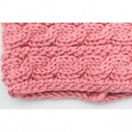 Headbands Women Knitting Wool Crochet Headband Winter Ear Warm Headwrap Hair Accessories JA50 - 6 Teal - CY12NBZDX2D $13.20