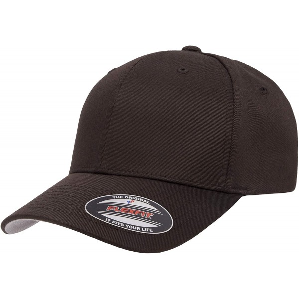 Baseball Caps Men's Athletic Baseball Fitted Cap - Brown - CH192X6ZHZ6 $12.99