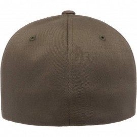 Baseball Caps Men's Athletic Baseball Fitted Cap - Brown - CH192X6ZHZ6 $12.99