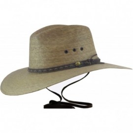 Cowboy Hats PALM LEAF COWBOY HAT- PINCH 313 - Natural Palm - C812CVT47RV $36.10