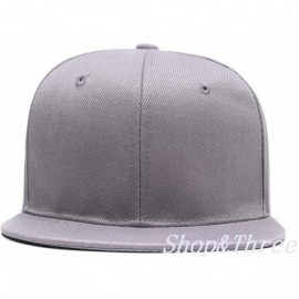 Baseball Caps Custom Embroidered Baseball Cap Personalized Snapback Mesh Hat Trucker Dad Hat - Hiphop Grey-1 - CE18HLINDOZ $1...