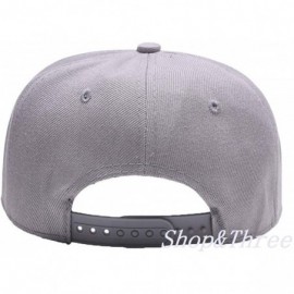 Baseball Caps Custom Embroidered Baseball Cap Personalized Snapback Mesh Hat Trucker Dad Hat - Hiphop Grey-1 - CE18HLINDOZ $1...