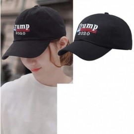 Baseball Caps Men Women Make America Great Again Hat Adjustable USA MAGA Cap-Keep America Great 2020 - 2020 (Black) - CT18CZU...