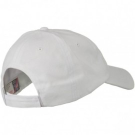 Baseball Caps Solid Brushed Cotton Twill Low Profile Cap - White - White - C511918D4M5 $8.03