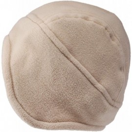 Skullies & Beanies Flammi Men's Warm Fleece Earflap Hat Winter Skull Cap Beanie with Ear Covers - Camel - C31867S0GNZ $12.17