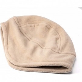 Skullies & Beanies Flammi Men's Warm Fleece Earflap Hat Winter Skull Cap Beanie with Ear Covers - Camel - C31867S0GNZ $12.17