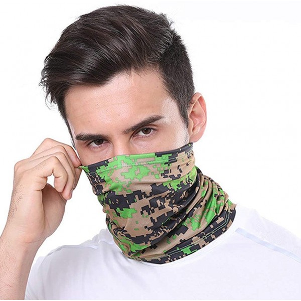 Balaclavas Breathable Bandanas Headband Festivals - 04 Green - C2197W8SR2D $7.87