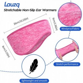 Headbands Headbands Stretch Earmuffs Wear Full - hot pink - CI1926ZNH34 $10.78