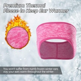 Headbands Headbands Stretch Earmuffs Wear Full - hot pink - CI1926ZNH34 $10.78