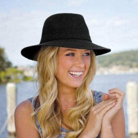 Sun Hats Women's Victoria Fedora Sun Hat - UPF 50+- Adjustable- Packable- Modern Style- Designed in Australia - C61927Y0MA2 $...