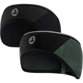 Balaclavas Lightweight Windproof Fleece Headband 360 Reflective Running Ear Warmer Thermal Muffs 2 Pack for Men Women - CK193...