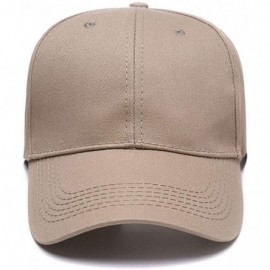 Baseball Caps Custom Embroidered Baseball Hat Personalized Adjustable Cowboy Cap Add Your Text - Khaki - C418HTMSE06 $18.63