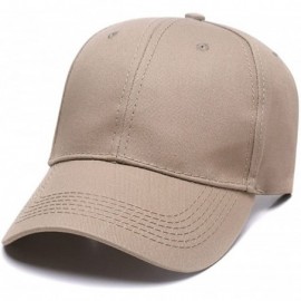 Baseball Caps Custom Embroidered Baseball Hat Personalized Adjustable Cowboy Cap Add Your Text - Khaki - C418HTMSE06 $18.63