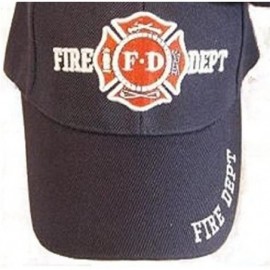 Baseball Caps Navy Blue Fd Fire Department Hat Dept Firemen Fdny Embroidered Baseball Ball Cap - CD113QGEI8H $11.57