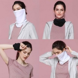 Balaclavas 2PCS Face Mask Bandanas-UV Protection Neck Gaiter Face Scarf Face Mask 12+ Ways To Wears - B - C218OAZQI9D $10.40