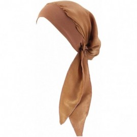 Skullies & Beanies Chemo Cancer Head Scarf Hat Cap Tie Dye Pre-Tied Hair Cover Headscarf Wrap Turban Headwear - CB196OLUG9Q $...