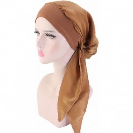 Skullies & Beanies Chemo Cancer Head Scarf Hat Cap Tie Dye Pre-Tied Hair Cover Headscarf Wrap Turban Headwear - CB196OLUG9Q $...