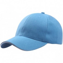 Baseball Caps Unisex Hats for Summer Baseball Cap Dad Hat Plain Men Women Cotton Adjustable Blank Unstructured Soft - Sky Blu...