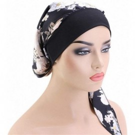 Skullies & Beanies Chemo Cancer Head Scarf Hat Cap Tie Dye Pre-Tied Hair Cover Headscarf Wrap Turban Headwear - CB196OLUG9Q $...