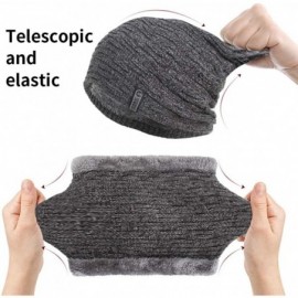 Skullies & Beanies Winter Beanie Hats Scarf Set - Gray - CO18X8UK7CH $8.44